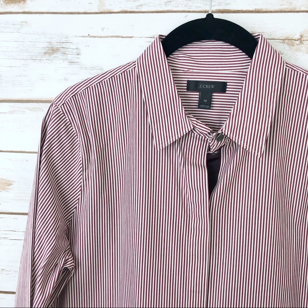 SOLD 💙 j. crew // endless shirt tunic striped - Picture 7 of 7
